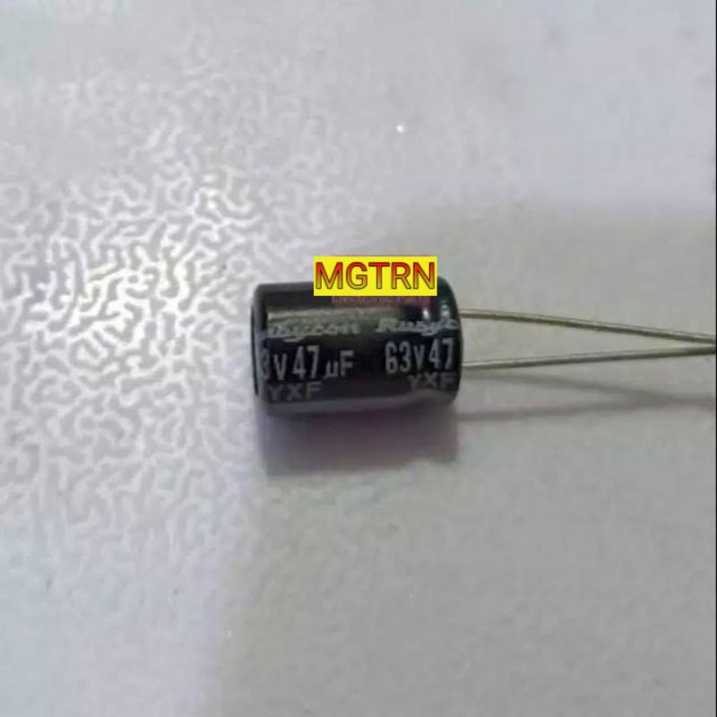 Elco 47uf/16v, 47uf/25v, 47uf/35v, 47uf/50v, 47uf/63v,