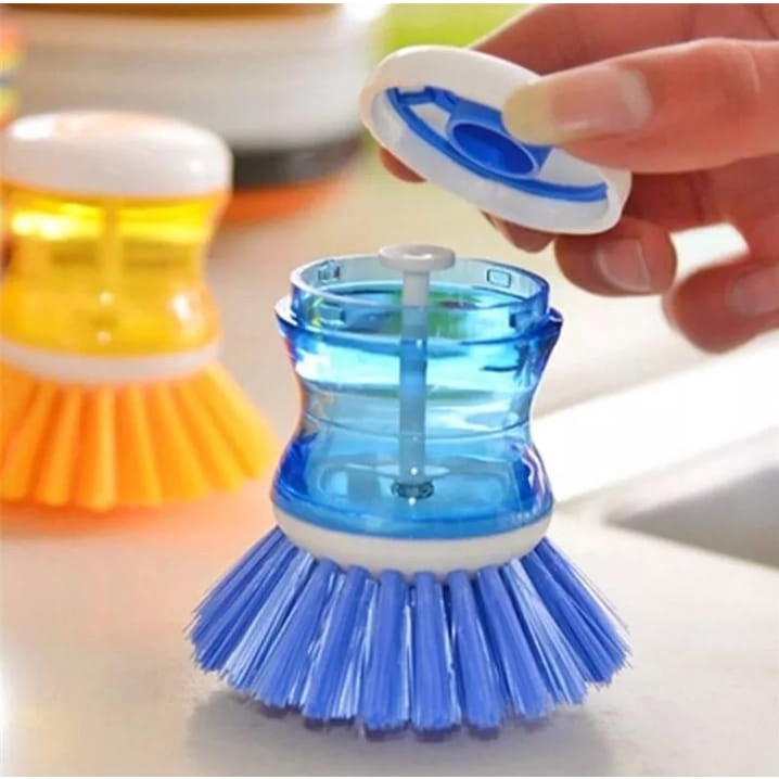 Sikat Panci Dispenser cuci piring multi fungsi serbaguna brush with dispenser