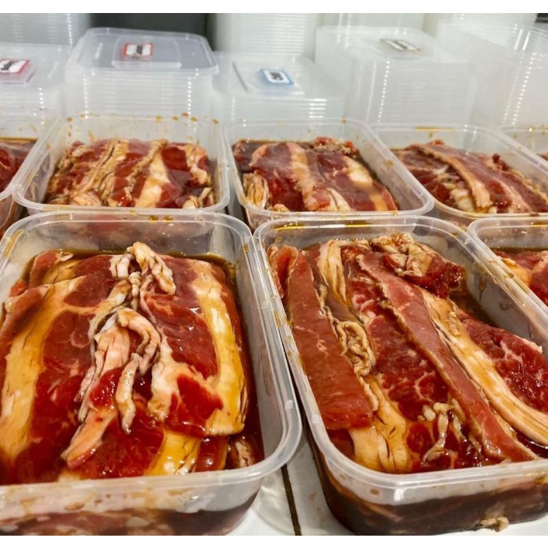 

Daging sapi slice bumbu gochujang 500gram
