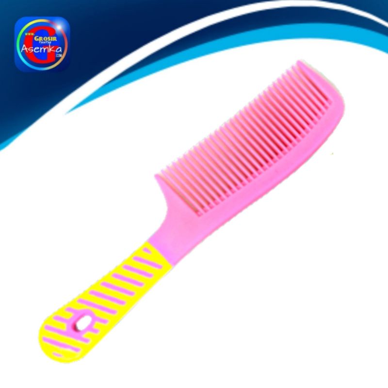 Sisir Besar Gagang bergaris 12pcs