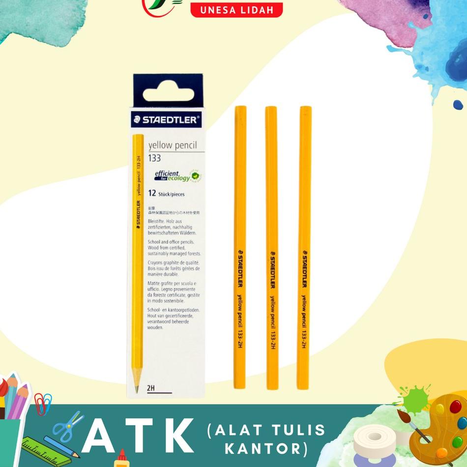 

VNCH ORIGINAL!! PENSIL YELLOW 2B-133 STAEDTLER eqey418