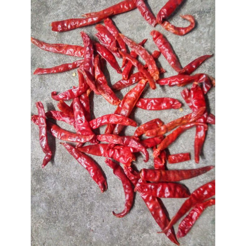 

Cabe kering pedas-cabe merah kering pedas kemasan 100gram