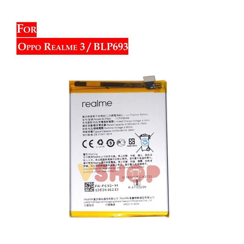 Battery Batre Baterai Double Power Mcom REALME 3 - BLP693