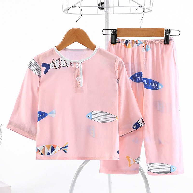 Piyama anak Perempuan Baju Tidur anak perempuan Katun Lembut Nyaman motif 0-5 Tahun MB