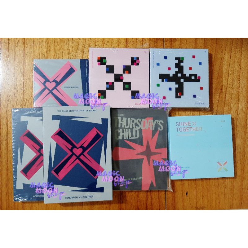 TXT ALBUM ONLY THURSDAY'S CHILD, MINISODE  R, AR, TCCFOE JEWEL FIGHT ESCAPE OFFICIAL(TOLONG BACA DES