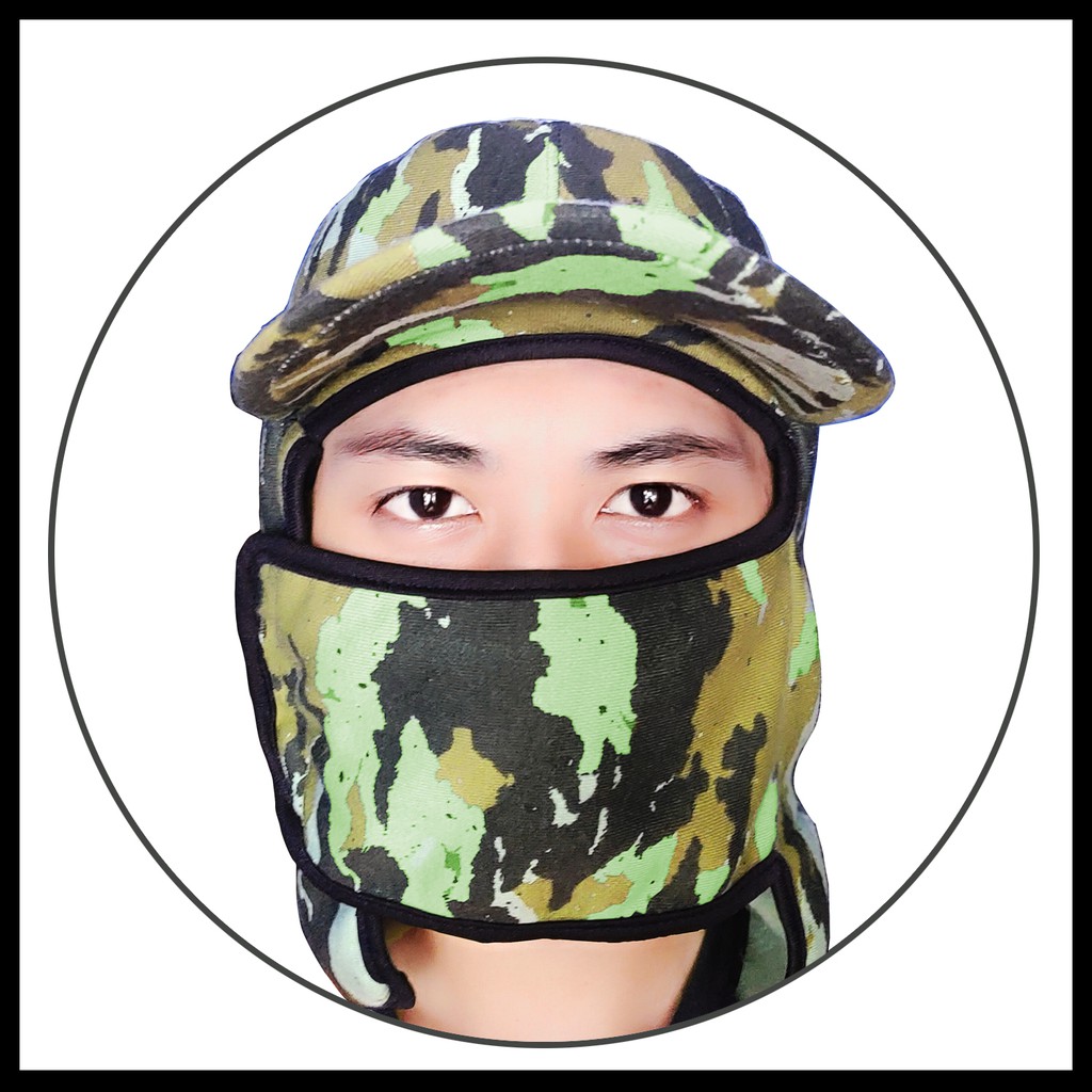 COD Topi Jepang / Topi Masker Jepang / Topi Mancing / Topi Kerja Proyek / Topi Gunung-ARMY