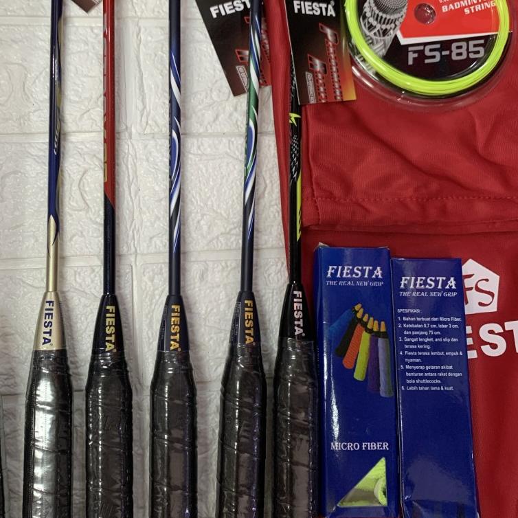 FREE ONGKIRRaket badminton FIESTA FS ASTROX 66/88/99 Voltric 77 taiwan KUAT 35lbs original|KD8