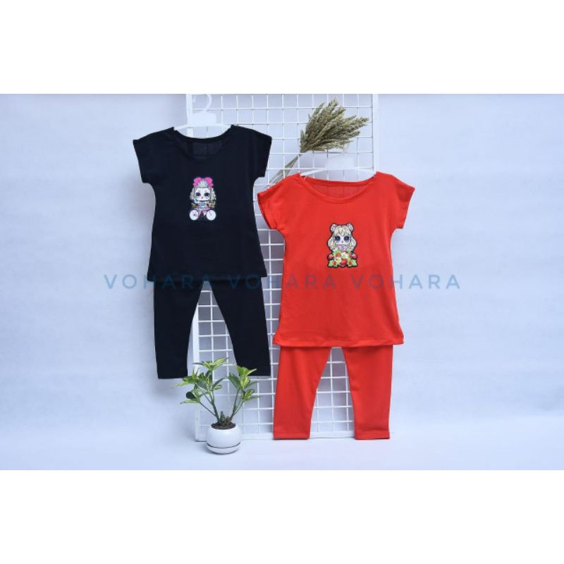 Setelan Legging SPANDEK Anak 0-5 tahun setelan legging anak setelan baju anak murah