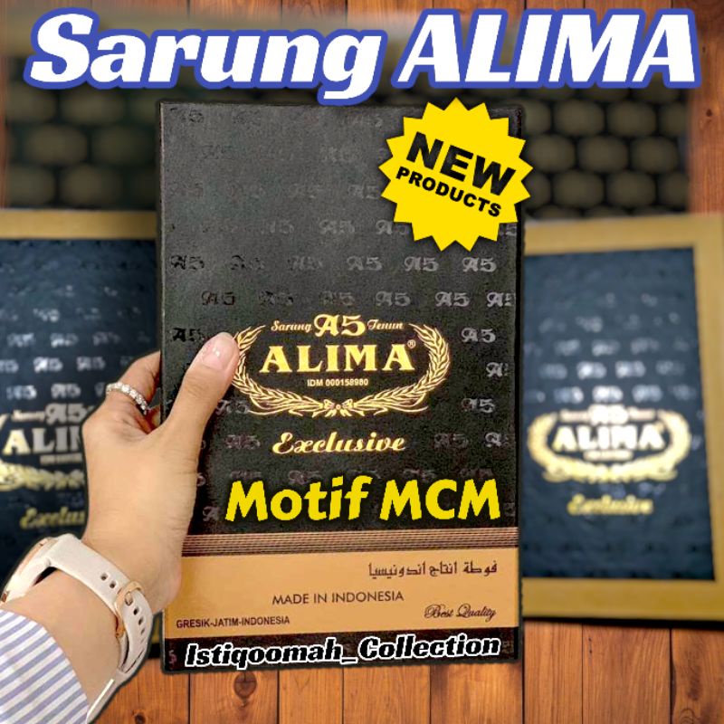 Sarung Tenun ALIMA 210 MCM Motif Sarung BHS SGE Sarung Printing