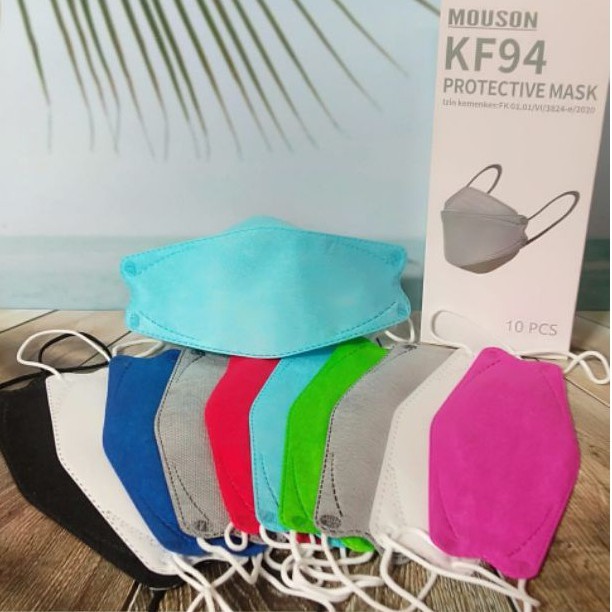 MASKER KF94 MOUSON /MASK KOREA KF94 (4ply) 1 PACK ISI 10