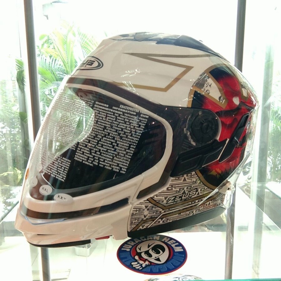 Zeus ZS613C Modular AJ20 White/Red