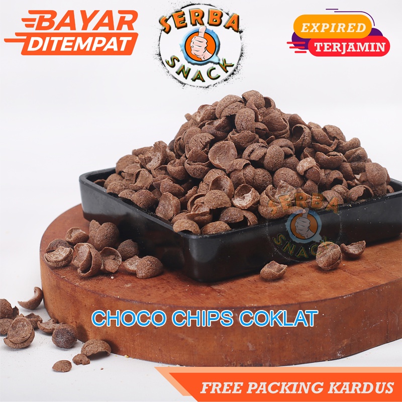 

SEREAL KILOAN CHOCO CHIPS COKLAT 125 GRAM MAKANAN RINGAN CAMILAN JAJANAN