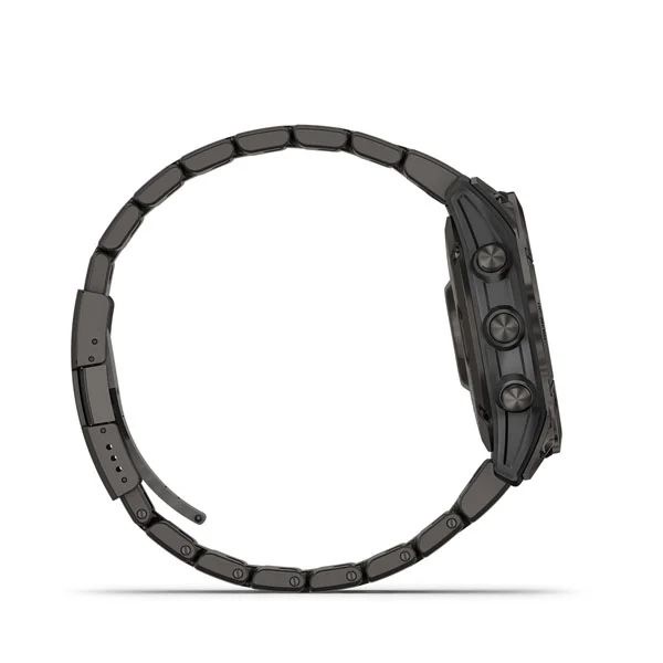 Garmin Fenix 7 Solar Sapphire Carbon Gray DLC Titanium w/ Tita Band - Garansi Resmi TAM 2 Tahun