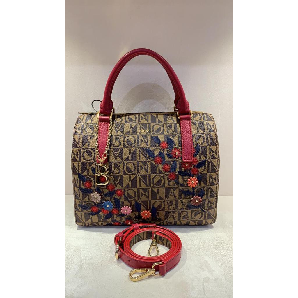 TAS BONIA SPEED BORDIR BUNGA ORI