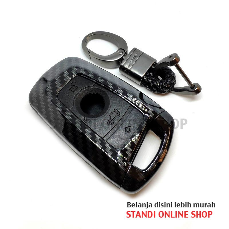 Cover Smartkey Sarung Kunci Remote BMW Seri 3 5 7 F Series Hitam