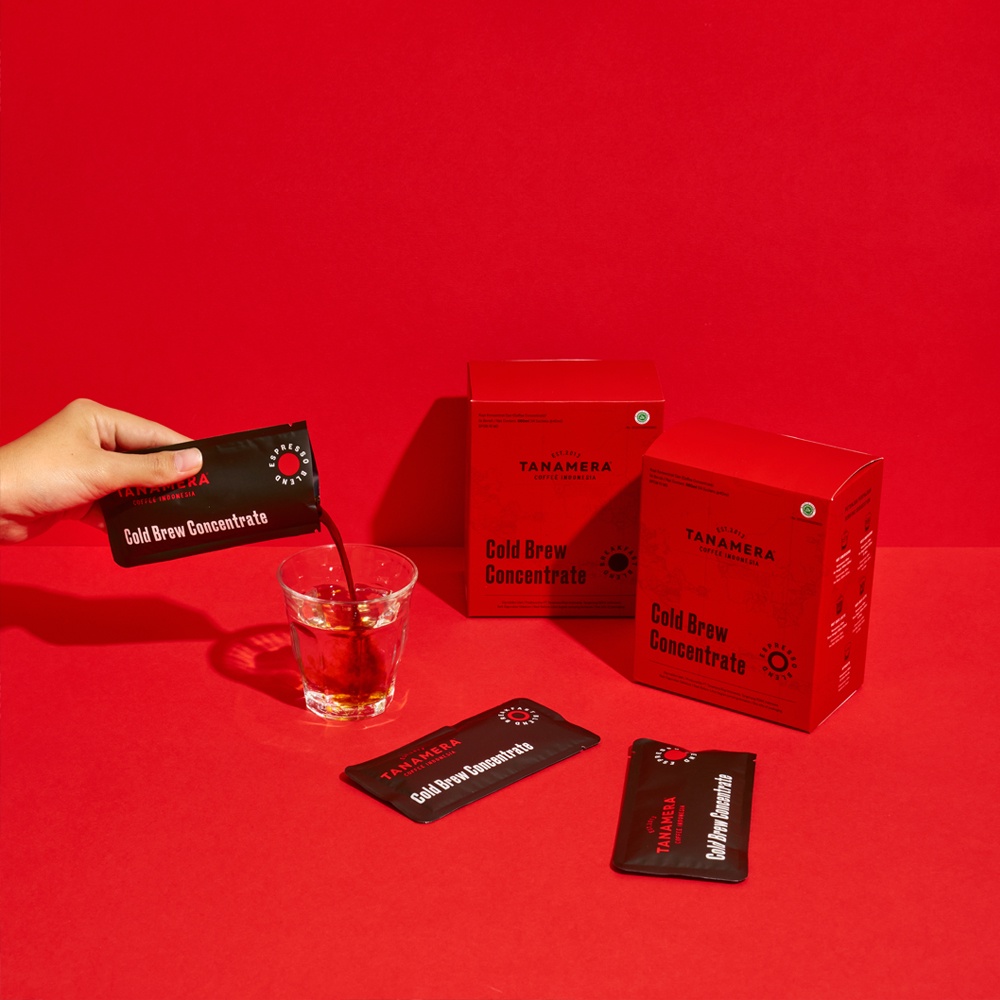 

PROMO Tanamera Coffee: Cold Brew Concentrate Sachets (Box of 14 Sachets) Free Oatside Milk