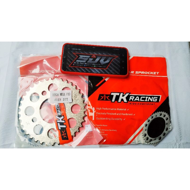 GIR/ GEAR BELAKANG TK RACING HONDA MEGAPRO, CB, CBR150, SONIC 428 &amp; 415 TERLENGKAP