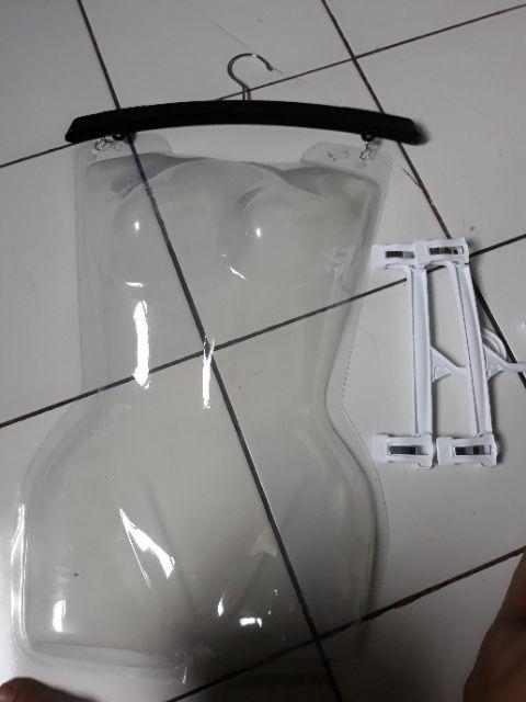 Hanger Jepit Putih 25 Cm Lusinan