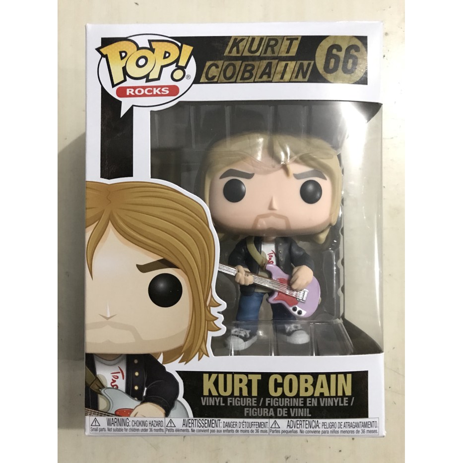 Funko POP Rocks: NIRVANA - Kurt Cobain with Black Jacket Live Loud