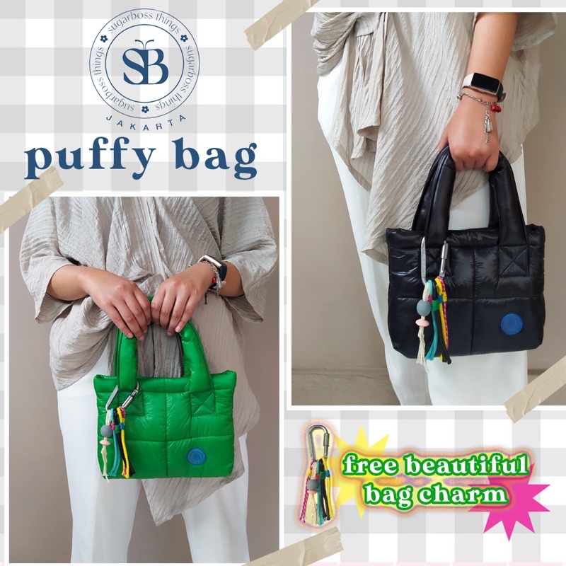 Puffy Bag l Free Bag Carabiner l Free Box and Dust bag