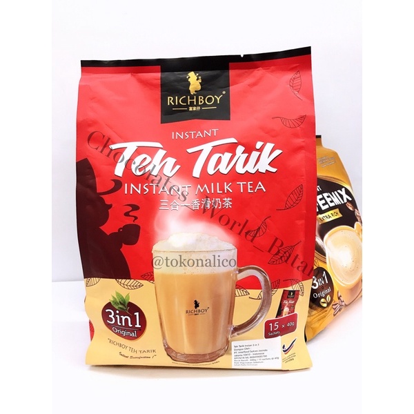 

Rich Boy Teh Tarik 600gr(15sachet@40gr)