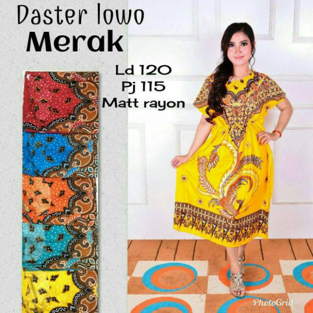  Daster  Lowo Jumbo Merak grosir  baju  tidur jumbo fashion 