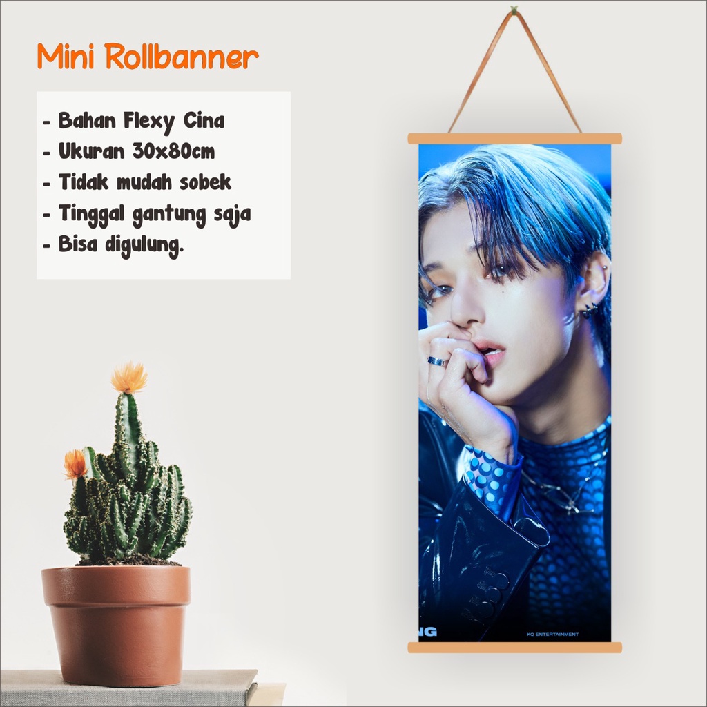 MINI ROLL BANNER ATEEZ WOOYOUNG