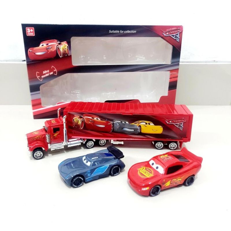 Set Diecast Cars Body Alloy - Mainan Miniatur Mobil Figure Mcqueen Anak