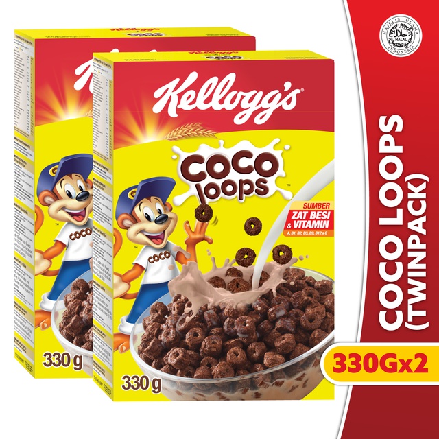 Kelloggs Sereal Coco Loops 2 x 330 gr