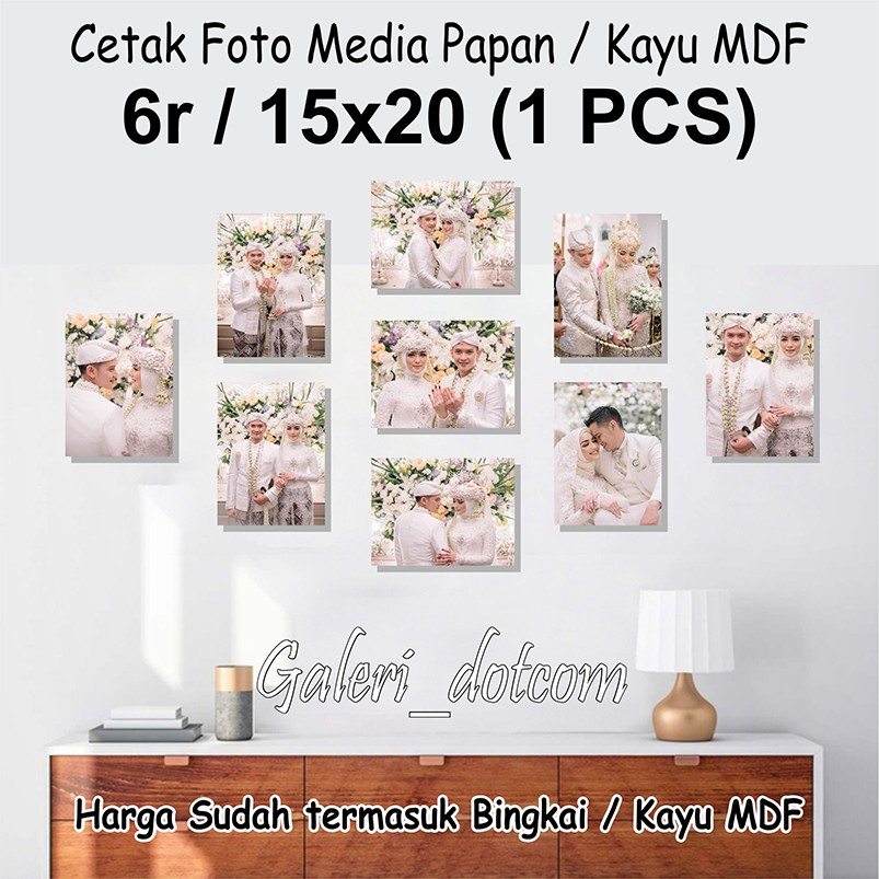 Jual Cetak Foto Uk R Media Papan Mdf X Indonesia Shopee Indonesia