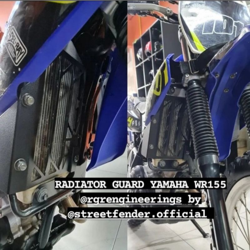 Cover Pelindung Radiator Guard RGR by STREET FENDER Yamaha WR155 WR 155