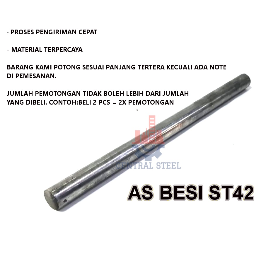 As Besi st42 17mm Panjang-50cm