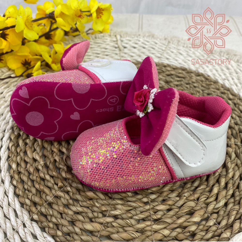 mandirishoestore-SEPATU BAYI PITA ANAK PEREMPUAN 0-12 BULAN XPY02