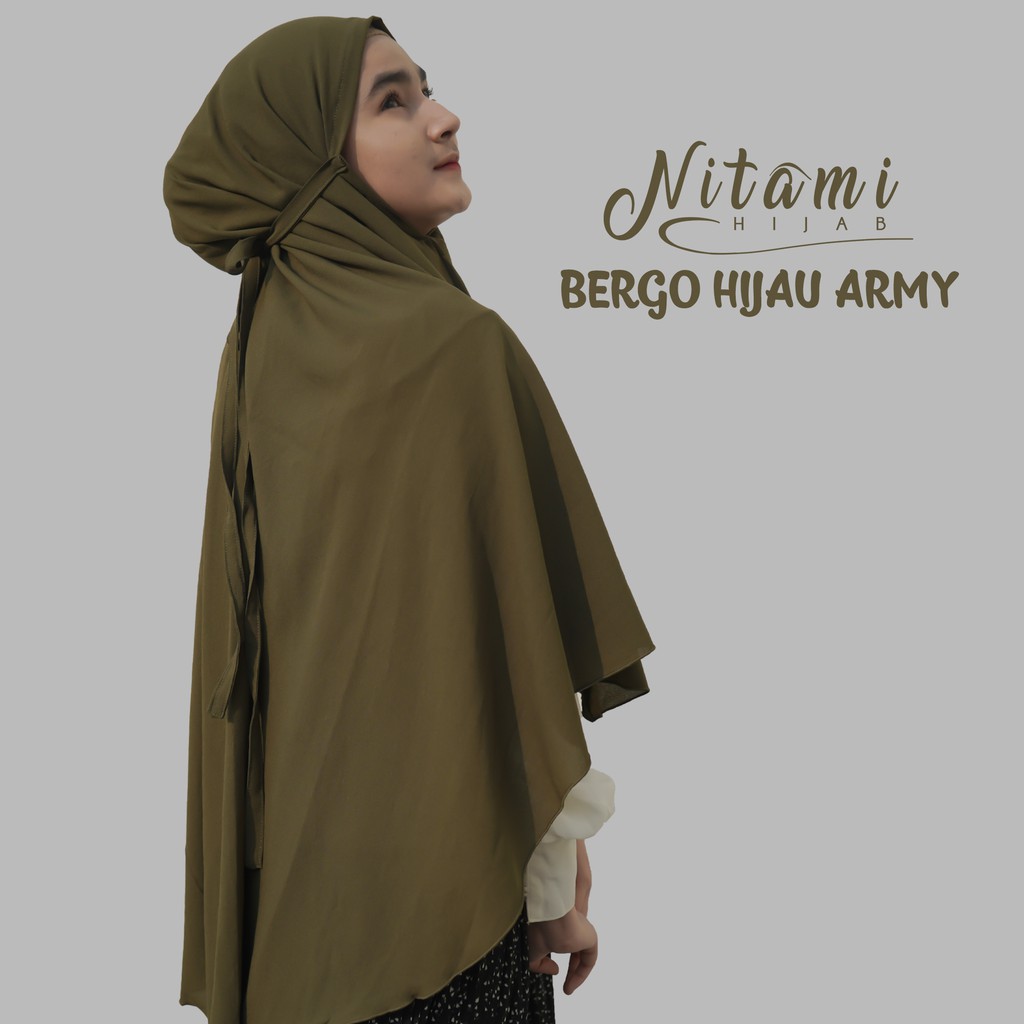 NITAMI HIJAB ARMY/BERGO MARYAM TALI/HIJAB