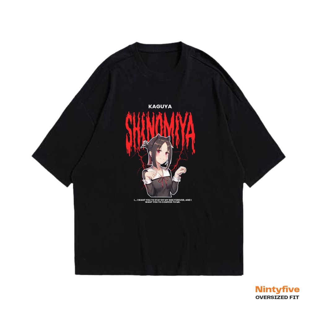 Baju Kaguya Shinomiya Anime Kaguya Sama Style Oversized