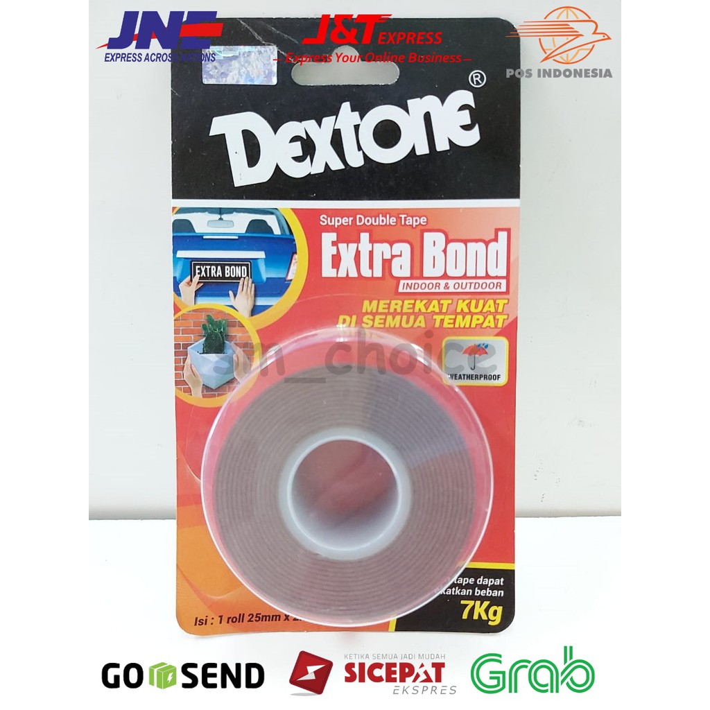 

DOUBLE TAPE DEXTONE 25MM - DOBEL TAPE 1inch - SUPER DOUBLE TAPE
