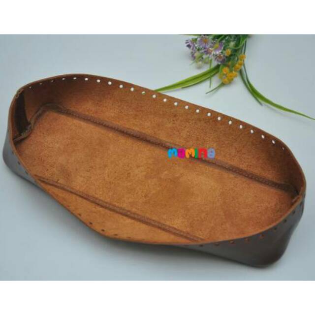 Alas tas rajut Kulit Sapi