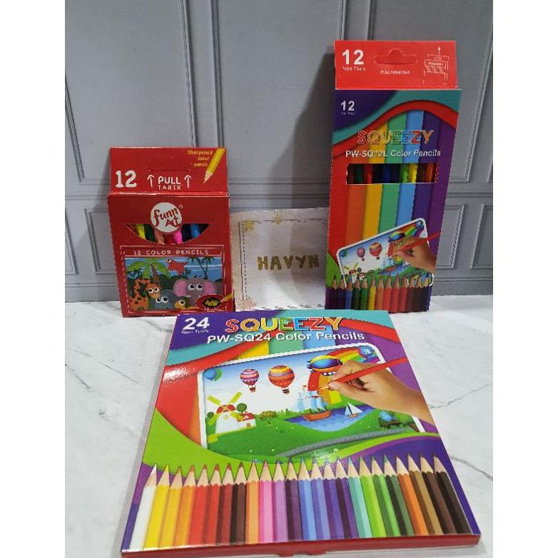 

Mari Beli Pensil Warna Murah/Color Pencils 12Warna Dan 24Warna Harga Bagus