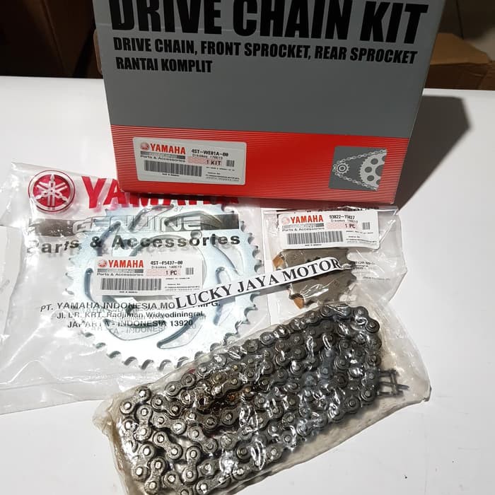 Gearset girset chainkit gear gir set rantai paket rx king rx k rxking ORIGINAL-2