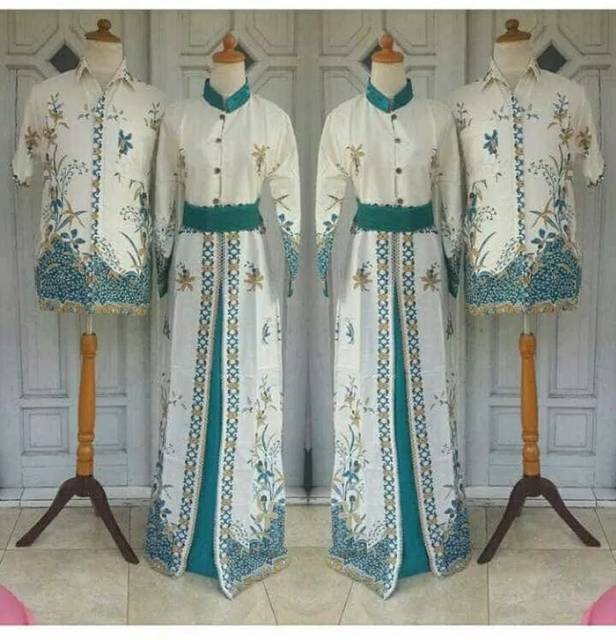 Couple batik/ Couple muslim/ Baju couple/ Baju kondangan/ Baju pesta