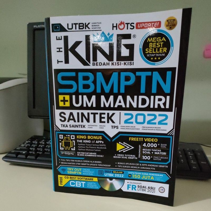 Jual BUKU THE KING BEDAH KISI KISI SBMPTN SAINTEK UM MANDIRI TPS HOTS FREE BUBBLE WRAP