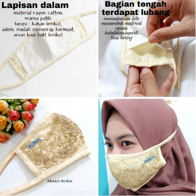 MASKER BROKAT TAlI CANTIK