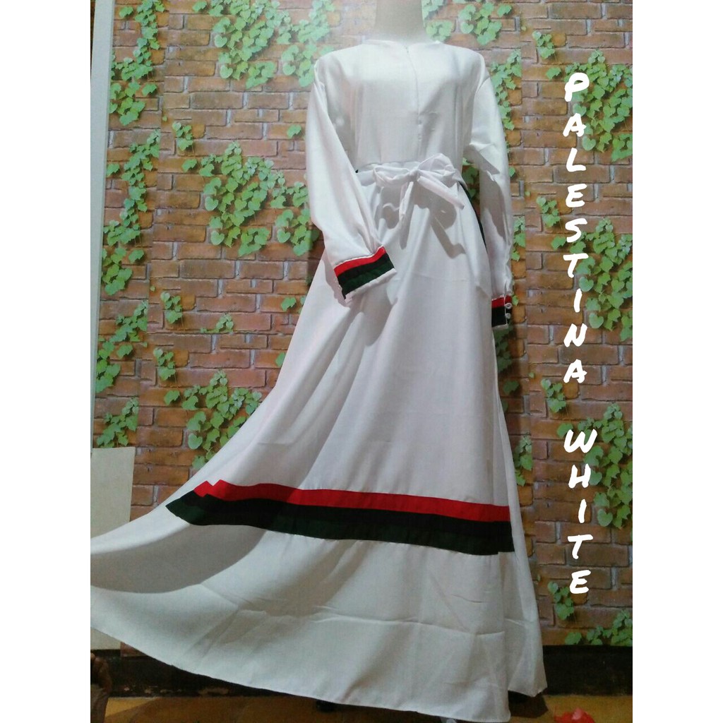 Gamis putih White pura White haji edition baju umroh putih tulang seragam manasik menasik idul fitri