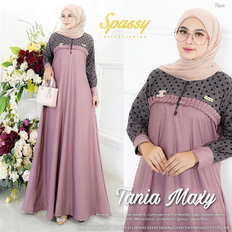 TANIA MAXY GAMIS DRESS RAMI MIX TOYOBO BEST SELLER TERMURAH