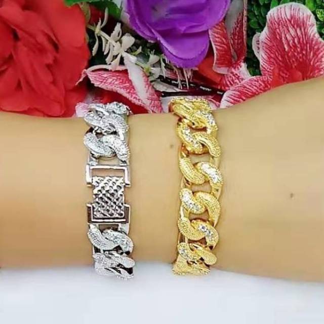 Gelang Sisik Naga Lapis Emas Perhiasan Xuping L2