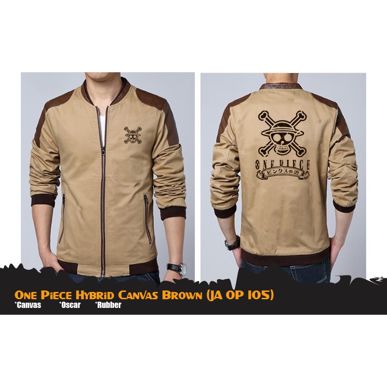 Jaket Anime One Piece JA OP 105 Jaket Canvas One Piece