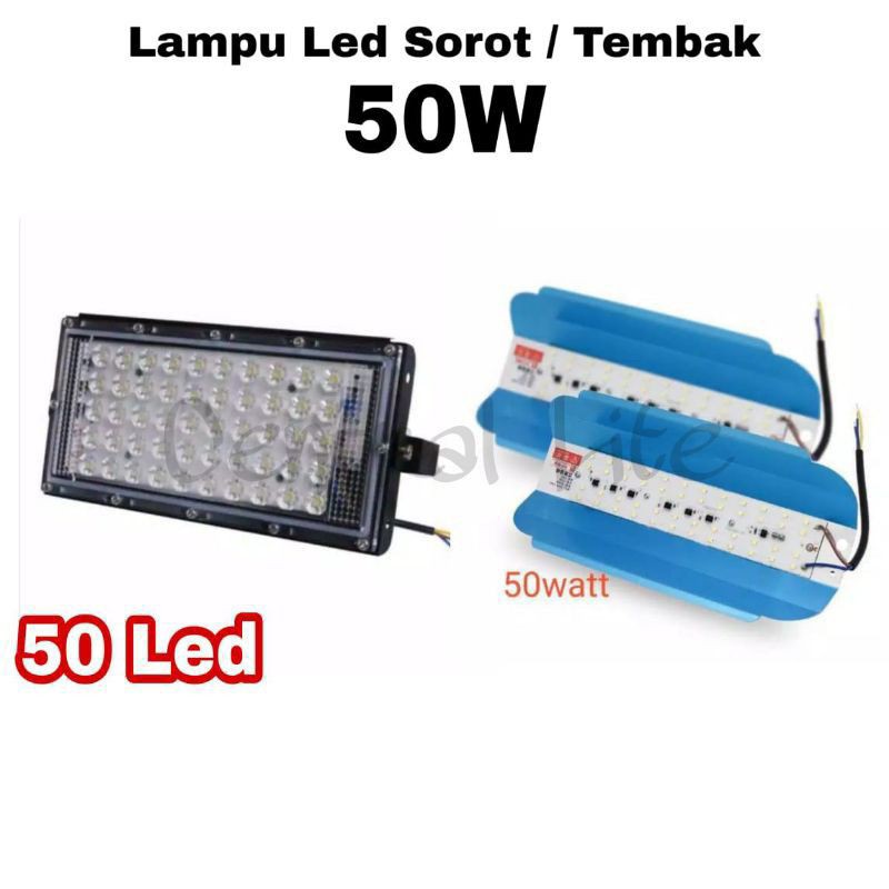 Lampu sorot led 50w 50 watt slim led sorot floodlight led lampu led tembak outdoor 50w 50 watt