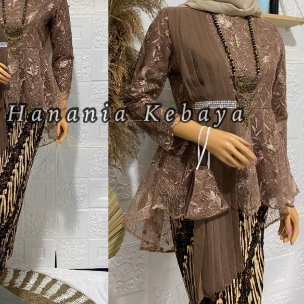 ✥ BLOUSE AMALIA SELENDANG CERUTY - AURORA SELENDANG - KEBAYA ▼