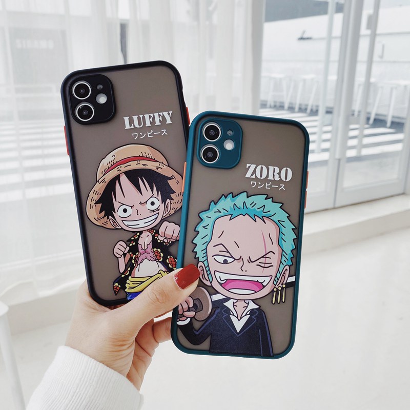 Handsome Luffy Hard Case iP iPhone 7 8 + Plus SE 2020 11 Pro Max X XR XS Max 12 mini Pro Max Skin Feel Casing