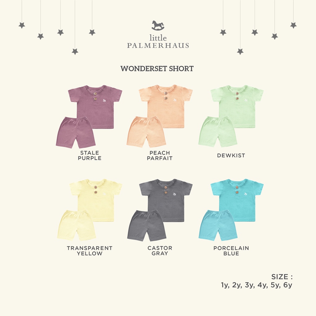 Little Palmerhaus - Kids Wonderset Short / Setelan Anak Unisex